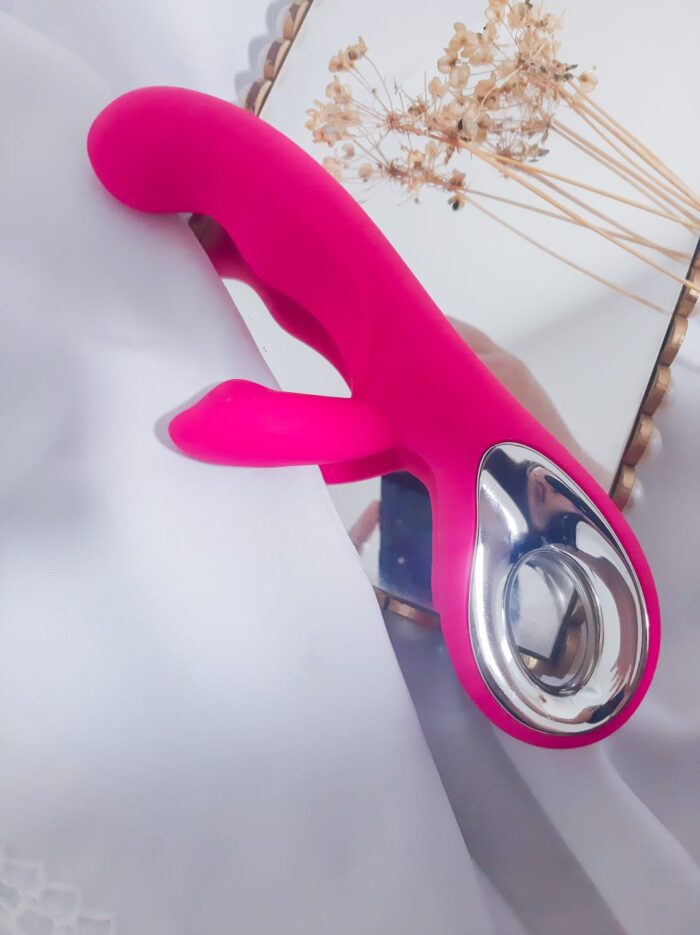 Vibrador Duplo Com Estimulador Clitoris