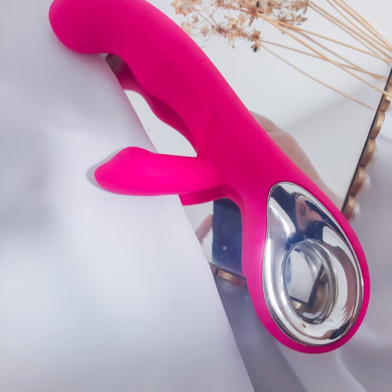 Vibrador Duplo Com Estimulador Clitoris